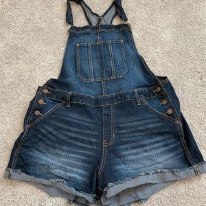 No Boundaries Relaxed Fit Overalls